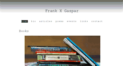 Desktop Screenshot of frankgaspar.com