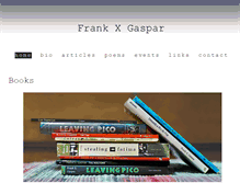Tablet Screenshot of frankgaspar.com